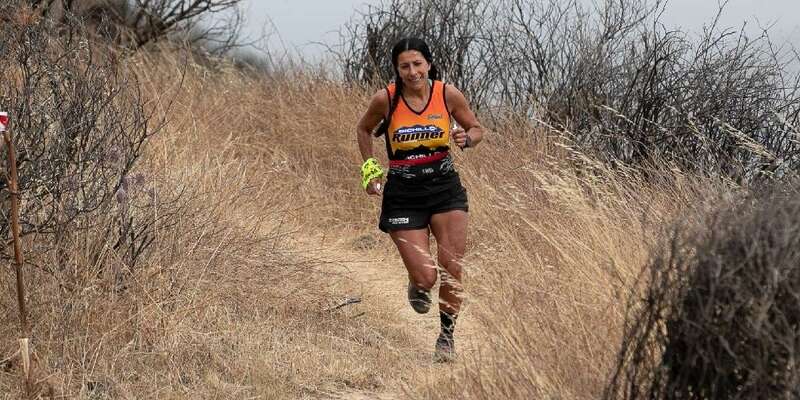 La atleta Sandra Moreno durante la prueba/Carlos Díaz Recio.